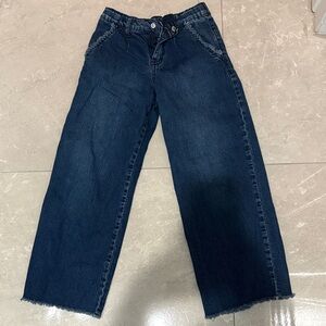 Cat & Jack Dark Blue Wide Leg Jeans